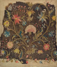 Crewel Embroidery for Chair Seat, c. 1937.