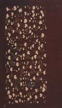 Katagami stencil with leaves, between 1900 and 1952.
