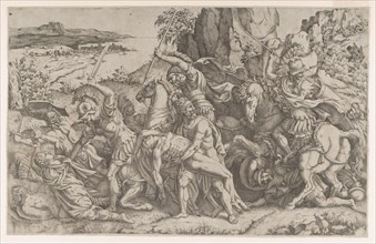 Battle around the Body of Patroclus, ca. 1543-ca. 1547.