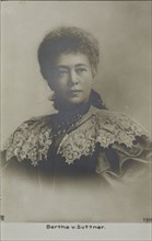 Portrait of Bertha von Suttner (1843-1914) , 1890. Private Collection.