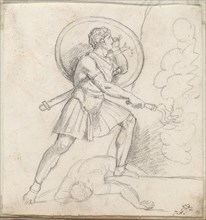 Warrior with a Shield and Torch, 1775/80.