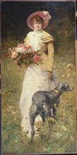 Le Matin, dit aussi Femme au chien, c1880.