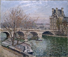 Le Pont Royal et le Pavillon de Flore, 1903.
