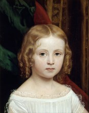 Portrait thought to be Jeanne Scheffer, c1845.