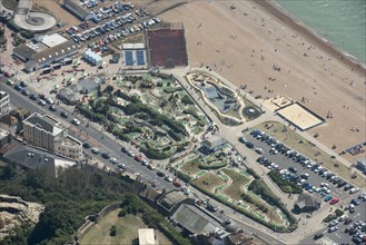Crazy golf courses, Hastings, East Sussex, 2016.