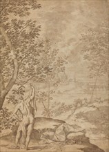 Apollo Standing in a River Landscape, 1720/1730.