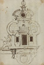 Wall Monument with an Armillary Sphere [verso], 1571.
