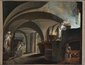Tallow foundry at the Hotel-Dieu, 1773.