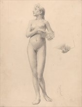 Standing Nude Woman Holding a Box, 1896.