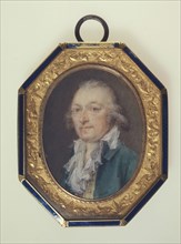 Portrait of a man, with an open collar, c1798.