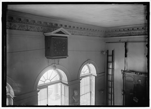 Monticello - hall clock, between 1914 and 1918.