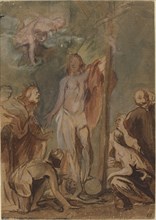The Risen Christ Surrounded by Saints, c. 1660.