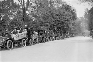 Woman Suffrage - Motor Parade To Capitol, 1913. Creator: Harris & Ewing.
