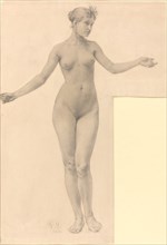 Female Nude with Outstretched Arms, 1896.