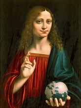 Segnender Christus, c. 1500. Creator: D'Oggiono, Marco (ca 1470-ca 1530).