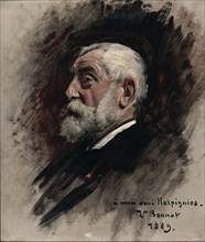 Portrait of Henri Harpignies, 1889.