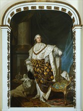 Louis XVI in coronation costume, c1777.