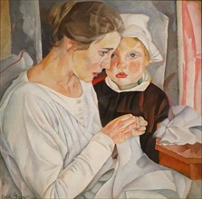 Mother and Child, 1918. Private Collection.