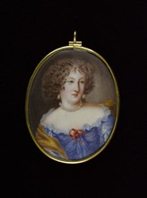 Portrait d'une jeune femme en costume Louis XIV.