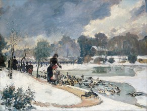 Ducks in Bois de Boulogne - December 1879.