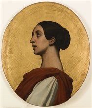Portrait of Pauline Viardot as Saint Cecilia, c1851.