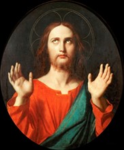 Christ Blessing, 1834. Creator: Ingres, Jean Auguste Dominique (1780-1867).