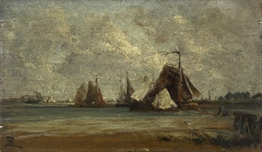 Les sloops de pêche, c.1852.