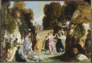 Dance of the Muses, between 1846 and 1851.