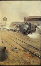 Delivery of locomotives to Batignolles, 1891.