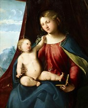 Virgin and Child, c. 1520. Creator: Melone, Altobello (c. 1490-before 1543).
