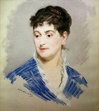 Portrait de Madame Emile Zola, ca 1879. Creator: Manet, Édouard (1832-1883).