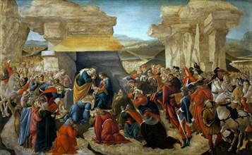 The Adoration of the Magi, c. 1500. Creator: Botticelli, Sandro (1445-1510).