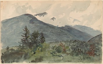 White Mountains from Fernald's Hill, 1860.