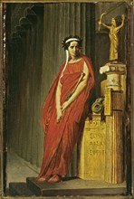 Rachel (1821-1858), en costume de tragédie, c1859.