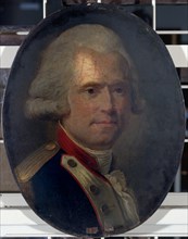 Portrait d'un adjudant-major d'un régiment de ligne, c1790.