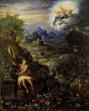 Allegory of the Creation, ca 1585. Creator: Zucchi, Jacopo (c. 1541-c. 1590).
