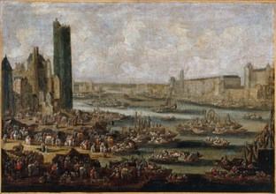 The Tour de Nesle and the Louvre, circa 1650, c1650.