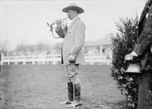 Horse Shows - Starter with Bugle, Unidentified, 1911.