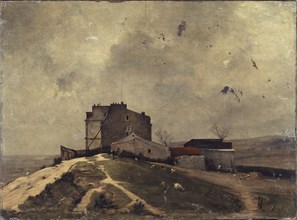 View of Montmartre, around Moulin de la Galette, 1879.