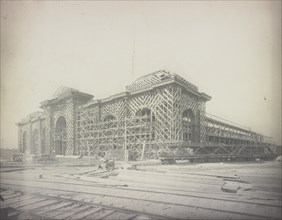 World's Fair, Chicago, 1892: Frame for Mines Building, 1892.