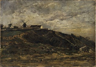 Windmills of Montmartre; north slope, 1865.