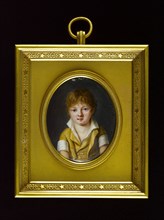 Portrait of a young boy dressed in yellow, 1804.