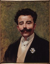 Portrait of Félicien Champsaur (1859-1934), novelist, 1901.