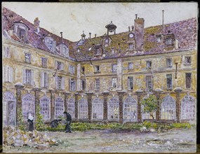Cloister of the Abbaye-aux-Bois, rue de Sevres, 1906.