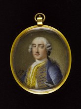 Portrait d'homme en habit bleu, between 1740 and 1770.
