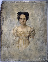 Presumed portrait of Marie Taglioni (1804-1884), dancer, 1828.