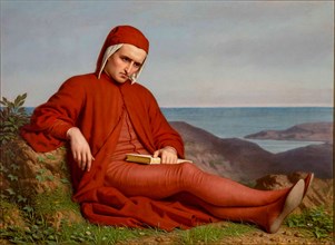 Dante in exile, c. 1861. Found in the collection of the Palazzo Pitti, Florence.