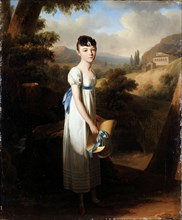 Portrait de Mademoiselle Athénaïs d'Albenas, 1807.