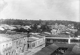 Dominican Republic - San Domingo, Bird's Eye View, 1911.