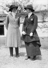 Horse Shows - Janette Allen (Left) Helen Buchanan, 1912.